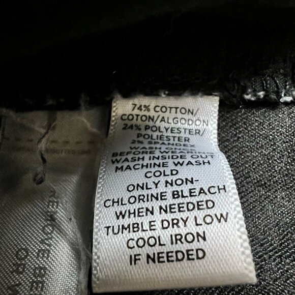 Ann Taylor Loft Womens Curvy Slim Skinny Jeans Gray Stretch Charcoal Wash 29/8 - Picture 9 of 11